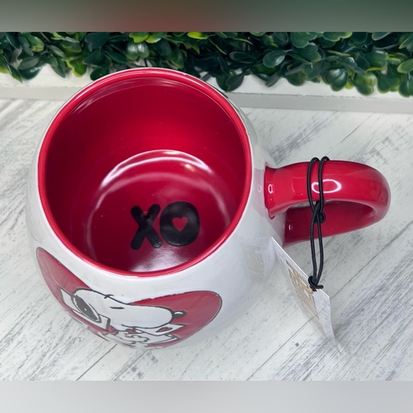 Peanuts Snoopy Valentines Love Letters Ceramic Coffee Mug NEW - Picture 3 of 3